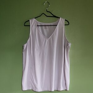 Women's V-Neck Sleeveless Top - White - J. Jill Fit Tank